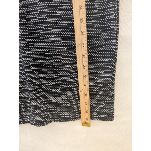 Ann Taylor Shift Dress Size 2 Blue White Cap Sleeve Zip Back Stretchy Formal NEW - Picture 8 of 12